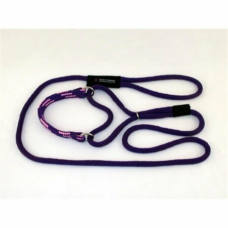 SOFT LINES PML06PURPLE-PINK Martingale Dog Leash 6 Ft. Large, Purple and Pink SO456481